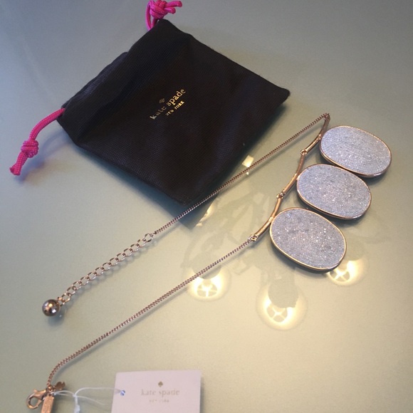 Do wonders Kate Spade New York, opal pave shining crystals, rose gold necklace. - Picture 5 of 11